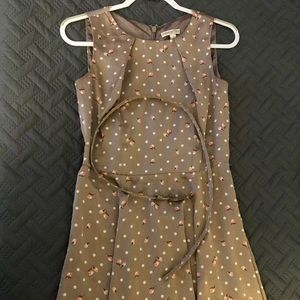 Eva mendes floral dress work business casual sz 4